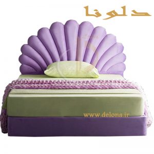 تخت خواب دونفره مدل صدفی