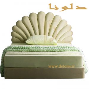 تخت خواب دونفره مدل صدفی