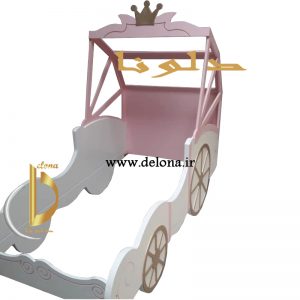 تخت خواب کالسکه دخترانه
