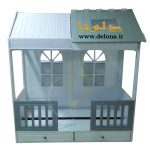 تختخواب دخترانه کلبه