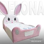 تخت خواب دخترانه نوجوان خرگوش