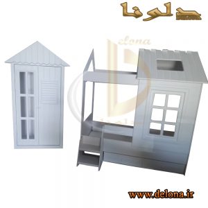 تخت خواب کلبه ای نوجوان