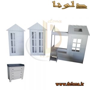 تخت خواب کلبه ای نوجوان