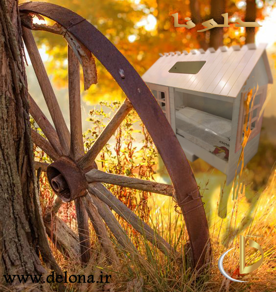 تخت خواب کلبه