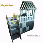 تخت خواب دوطبقه کلبه ای