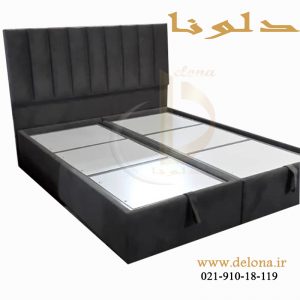 تخت خواب یکنفره مخمل