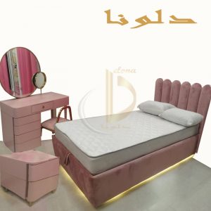 تخت خواب یکنفره دخترانه شیک