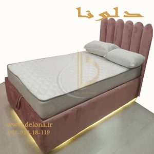تخت خواب یکنفره دخترانه شیک