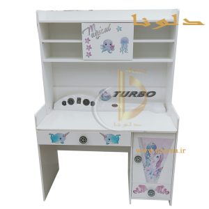 تخت خواب دخترانه ماشینی تکشاخ