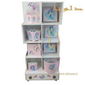 تخت خواب دخترانه ماشینی تکشاخ