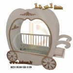 تخت خواب کالسکه سیندرلا کودک