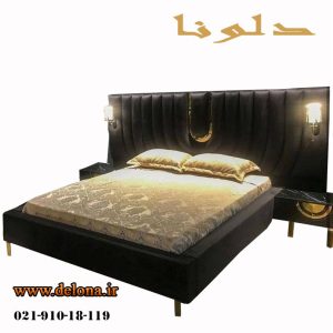 سرویس خواب دونفره مدل راشین مشکی